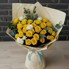 Букет цветов из:  Розы в Спорном