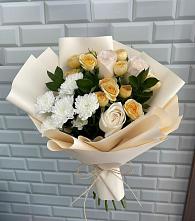 Букет цветов из:  Розы и Хризантемы в Спорном