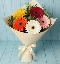 Букет цветов из:  Герберы #REPLACE_PRED# Спорном