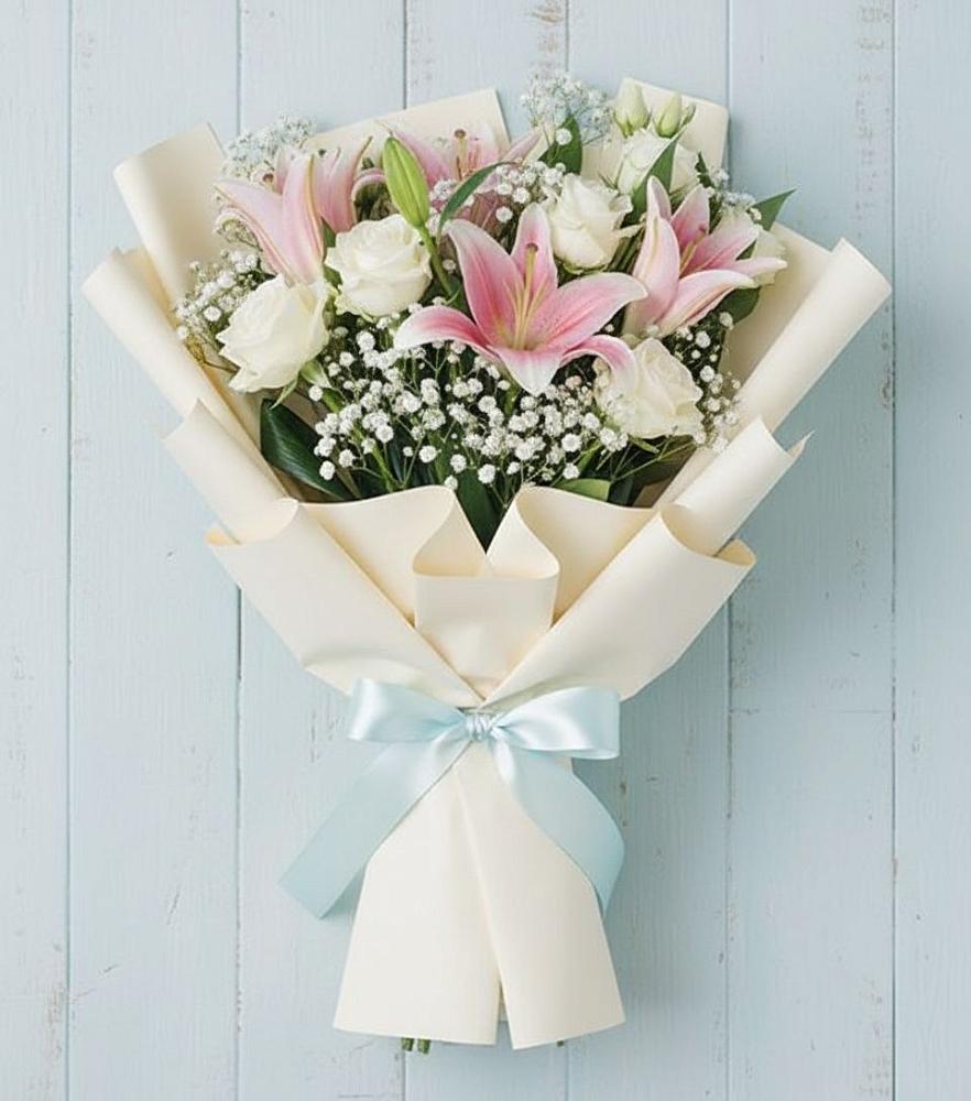 Букет цветов из: Лилии в Спорном