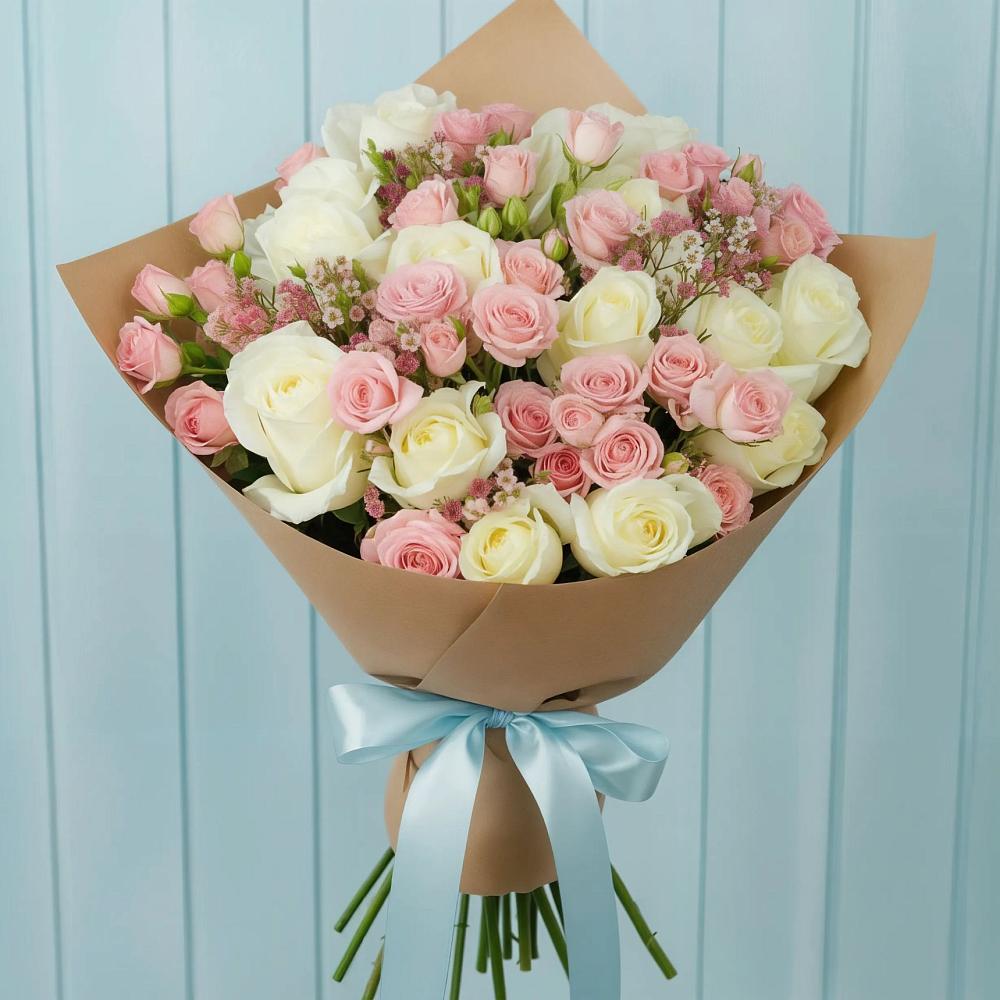 Букет цветов из: Розы в Спорном