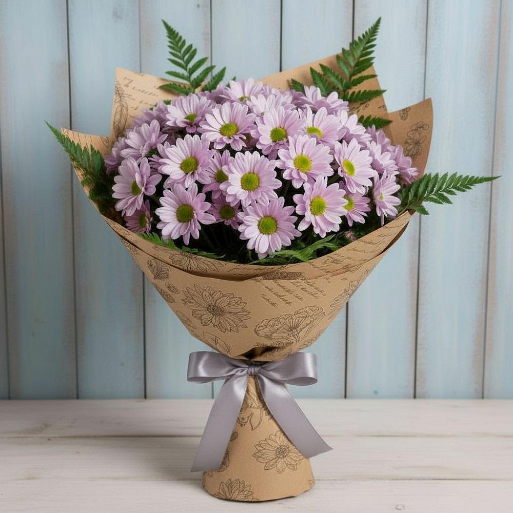 Букет цветов из: Хризантемы в Спорном