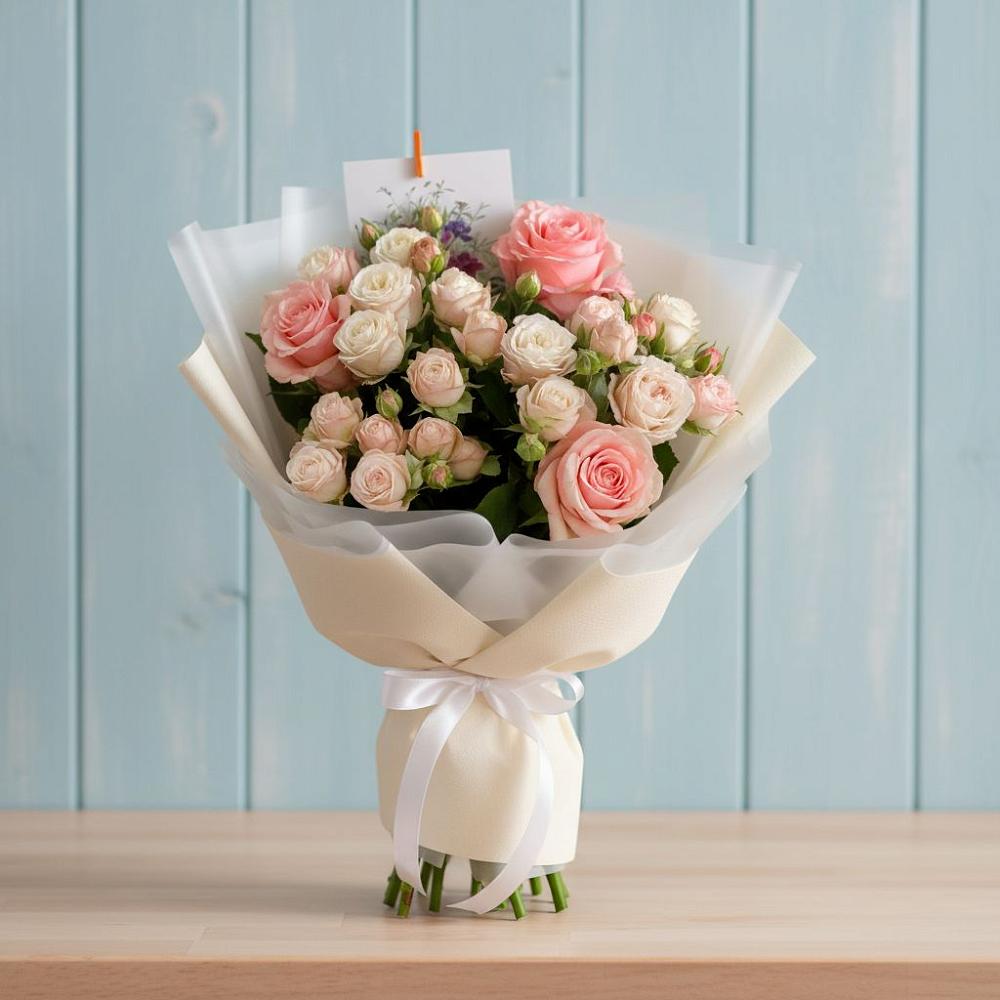 Букет цветов из: Розы в Спорном