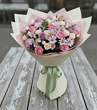 Букет цветов из:  Розы и Хризантемы #REPLACE_PRED# Спорном