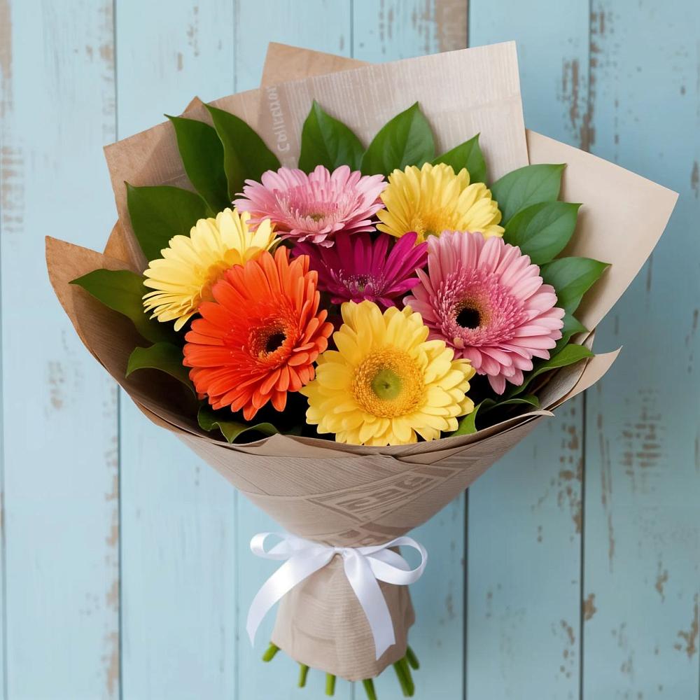 Букет цветов из: Герберы в Спорном