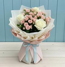Букет цветов из:  Розы в Спорном