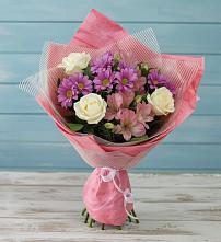 Букет цветов из:  Герберы в Спорном