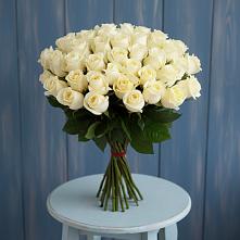 Букет 51 Белая роза Эдлесс Лав #REPLACE_PRED# Спорном