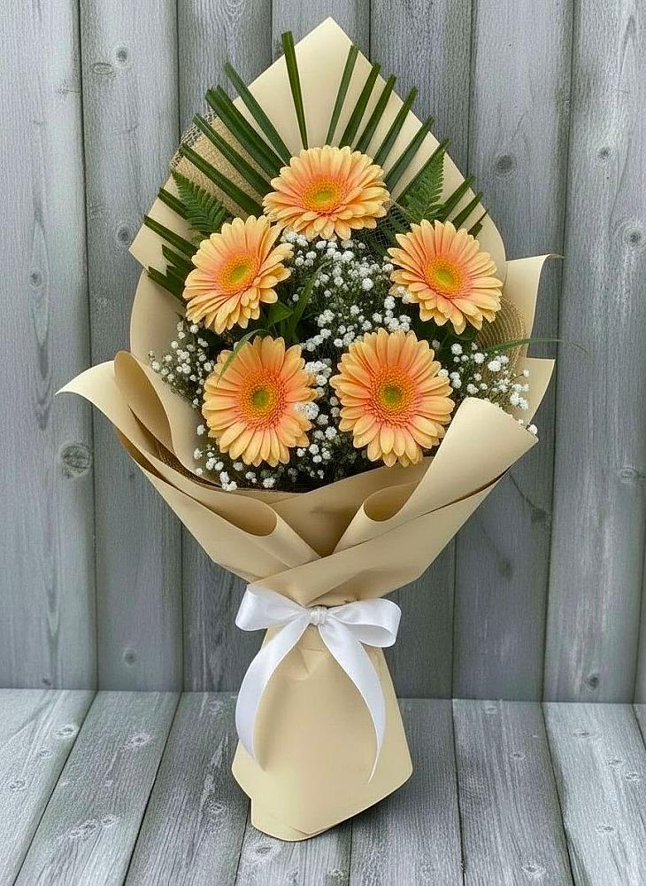 Букет цветов из: Герберы в Спорном