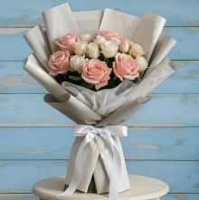 Букет цветов из:  Розы #REPLACE_PRED# Спорном