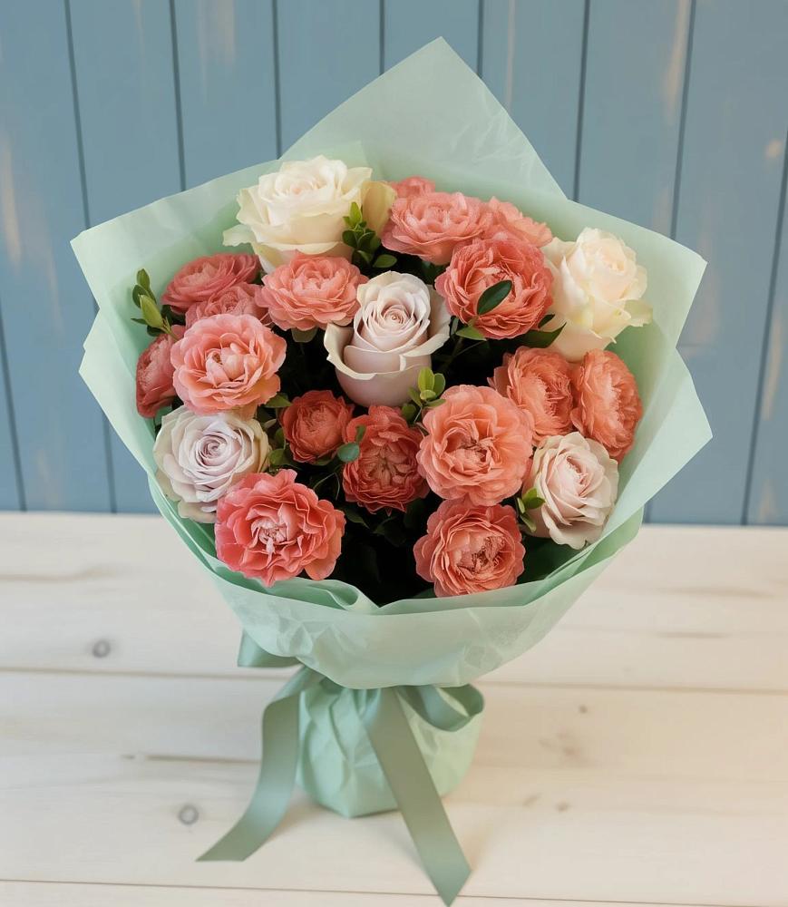 Букет цветов из: Розы в Спорном