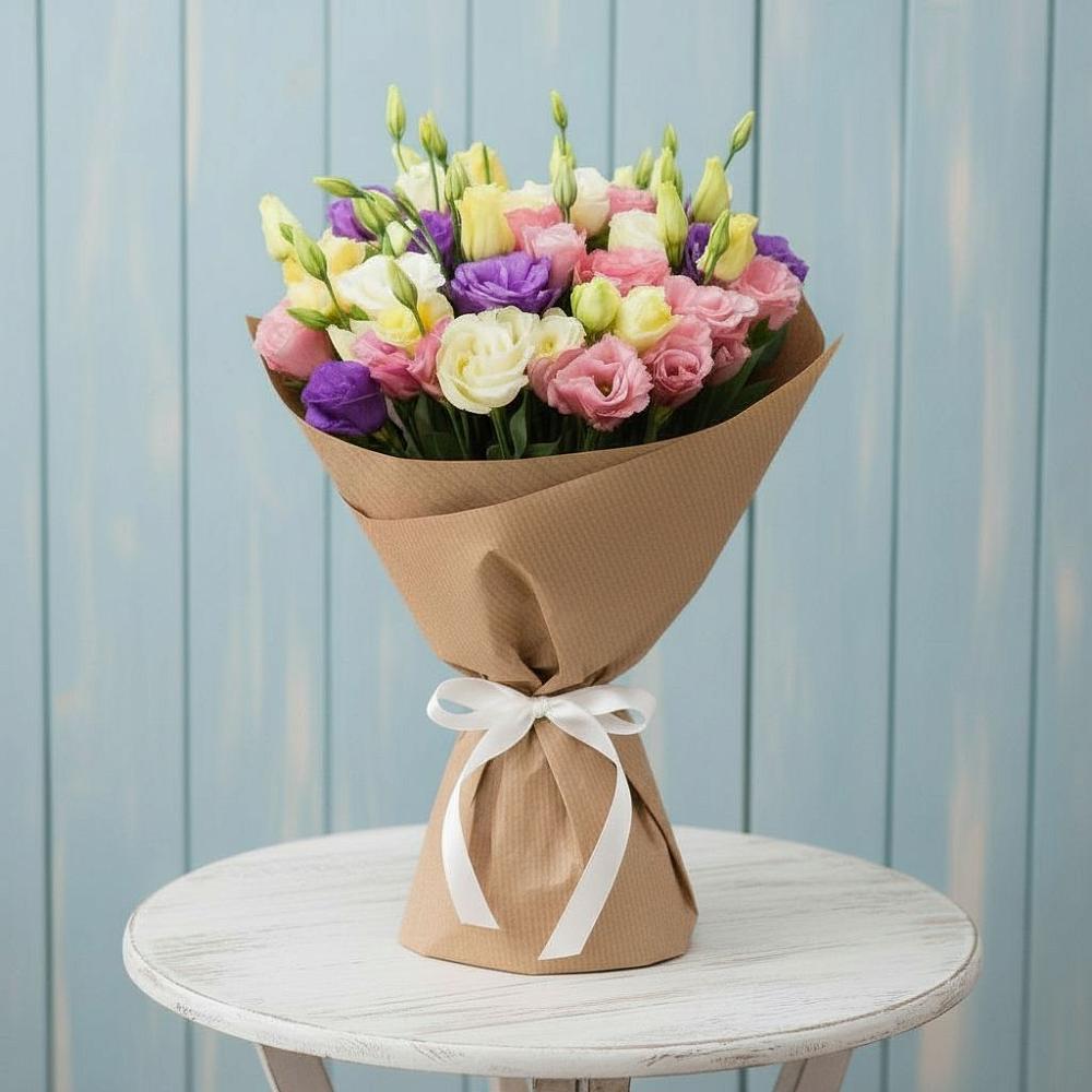 Букет цветов из: Лизиантусы в Спорном