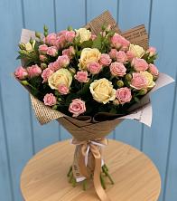 Букет цветов из:  Розы в Спорном