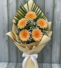 Букет цветов из:  Герберы в Спорном
